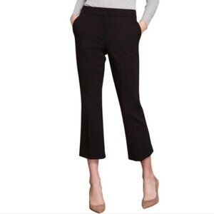 7th Avenue NY&Co Black Cropped Dress Pants | Size 12